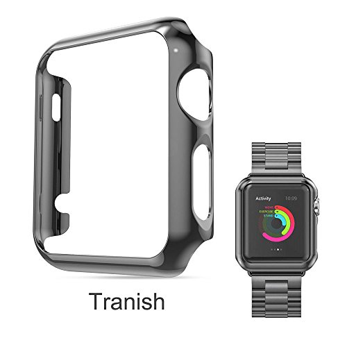 Apple Watch Case, Lebet High Quality Plating Protective Shell Bumper Case For Apple Watch / Watch Sport / Watch Edition 2016 Release 42MM [Not Compatible with 38 MM] (Tarnish)