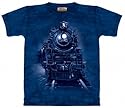 Oncoming Train T-shirt 100% Cotton Short Sleeve Kids Shirt Night Rider