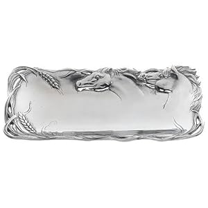 Arthur Court Horse 12-Inch Bread Tray by 