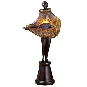 Meyda 17in. Mandolin Player Accent Lamp 24062 by Meyda
