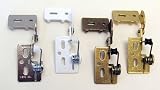 Youngdale 1/4 Overlay Self Closing Knife Hinge For 5/8 Minimum Thickness Door Antique Brass