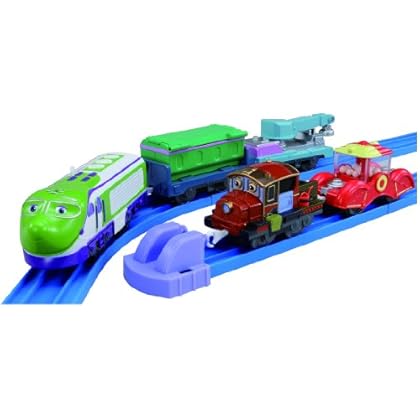 Info Plarail Chuggington Koko And Hodge With Freight Cars