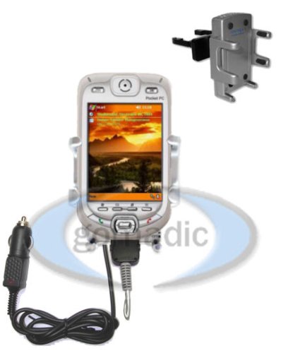 Siemens SX66 Pocket PC Phone Powered Vent Car / Auto Mount PDA Holder - Gomadic Brand
