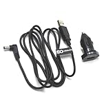 EDO Tech&reg; Ultra Compact USB Car Power Adapter and Cable for Sirius XM Radio Onyx Lynx Edge, Stratus 6, Starmate 6 7 8, Audiovox Xpress XMP3i with PowerConnect Dock, XDPIV1 SXDPIP1 SDSV6V1 SADV2 XAPV2 SX1EV1 LV1