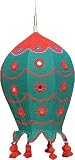 Lampshades Multicolored Applique Embroidered Fabric Indian-Style (clamp348)