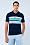 Short Sleeve Triple Stripe Chest Stripe Pique Polo