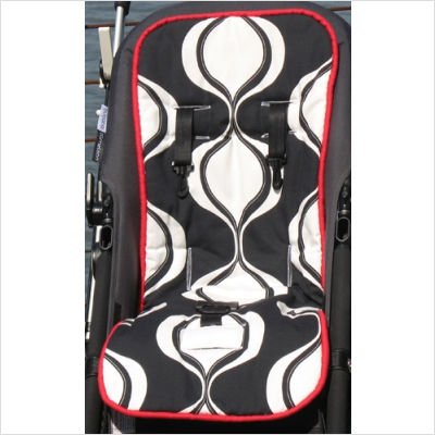  Bebe Chic 43209 Stroller Seat Liner in Uptown Baby Red 