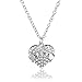Nana Charm Heart Chain Pendant Necklace Jewelry