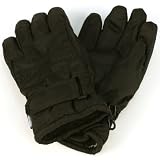 Kids 2-4 Years Winter Thinsulate 3M Waterproof Velcro Ski Snow Grip Gloves Black