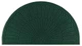 Large Half Oval Sunburst Waterhog Mat, 6'x3.3' Free Shipping