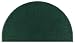 Half Oval Sunburst Waterhog Mat, 3' x 1.8' Free Shipping