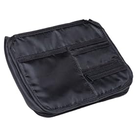 Click here to buy On The Go Purse Briefcase Organizer - Black Nylon Organizer (Black) (8 1 2 W x 6 1 2 L) by Household Essentials.