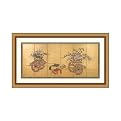 Japanese Screen I by Anonymous- 27.5x48.5"