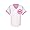 Chicago Cubs YOUTH Pink V-Neck Shirt by Majestic AthleticSelect Infant / Toddler / Youth Size: 12 Months