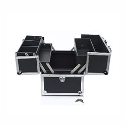 Japonesque Pro Makeup Case Double Side Tiers - Black