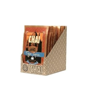 David Rio Tiger Spice Chai Twelve Individual Servings by David Rio San Francisco