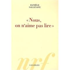 Nous, on n'aime pas lire