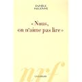 Nous, on n'aime pas lire