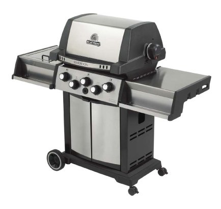 Broil King 987744 Sovereign 90 Liquid Propane Gas Grill with Side Burner and Rear Rotisserie