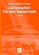 Zahlentafeln f�r den Baubetrieb