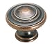 Amerock BP1586-WC Inspirations 3-Ring 1-3/8-Inch Diameter Knob, Weathered Copper