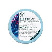 The Body Shop Blue Corn 3 in 1 Deep Cleansing Scrub Mask, 4.2-Fluid Ounce
