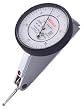 Mitutoyo 513-442 Dial Test Indicator, Basic Set, Tilted Face, 0.375" Stem Dia., White Dial, 0-15-0 Reading, 1.575" Dial Dia., 0-0.06" Range, 0.0005" Graduation, +/-0.0005" Accuracy
