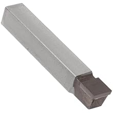 American Carbide Tool Carbide-Tipped Square Nose Utility Tool Bit, Neutral, C6 Grade, 0.5" Square Shank, C 8 Size