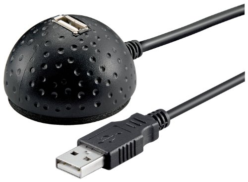 Goobay USB 2.0 Verl&auml;ngerungskabel (A Stecker auf A Buchse) 1,5m schwarz Preisvergleich
