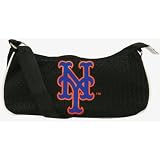 MLB New York Mets Stella Handbag (Small, Black)