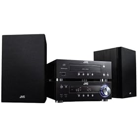 JVC UX-TB30B Two-Box CD Micro Component Speaker System with USB Host, Front Audio Input and Mp3/WMA Playback