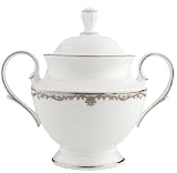 Lenox Coronet Platinum Bone China Sugar Bowl