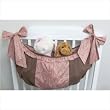 Babykins 6360039 Chocolate Pink Paisley Toy Bag