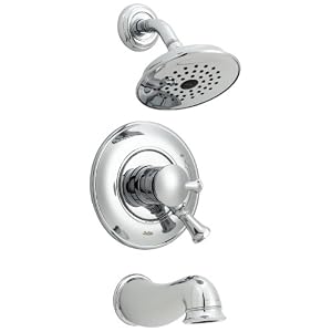 Delta Faucet 17440 Lockwood Pressure Balance Single-Handle Tub and Shower Faucet with Raincan... by 