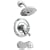 Delta Faucet 17440 Lockwood Pressure Balance Single-Handle Tub and Shower Faucet with Raincan Showerhead, Chrome