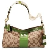 AUTHENTIC COACH HERITAGE STRIPE DEMI 11562 (Khaki/Grass)