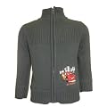 Gilet gris anthracite Cars - Gilet zipp� gar�on