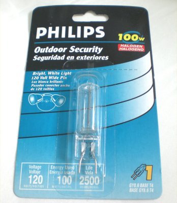 Philips Outdoor Security 100W Halogen Capsule BC100W/T4/120V