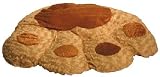 100x95x6 Cm Beige Paw Print Dog Bed