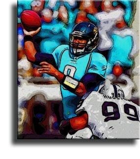 Completely Handpainted American Football Sport Painting, Custom Order FL2991, Oil on Canvas, with Option to Paint Jerry, Brett & Co. from Any Other Favorite Photograph or Picture, Unframed, Size 18