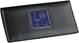 Anchor Leather Check Book Cover