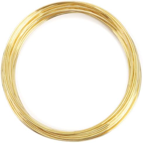 Brand New Gold Plated Memory Wire Bracelet - 30 Loops Brand New