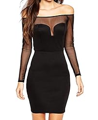 Sexy Summer Off the Shoulder Polyester/Spandex Bandage Dress/Club Dress/Party Dress/Mini Dress 