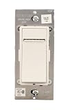 Leviton VPF01-1LZ Vizia 1.5A Quiet Fan Speed Control - White/Ivory/Light Almond