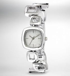 Square Face Bracelet Analogue Watch