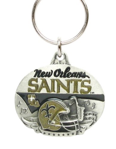 NFL Team Design Key Ring - New Orleans Saints