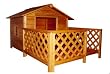 Merry Products The Mansion Wood Pet House, Large
