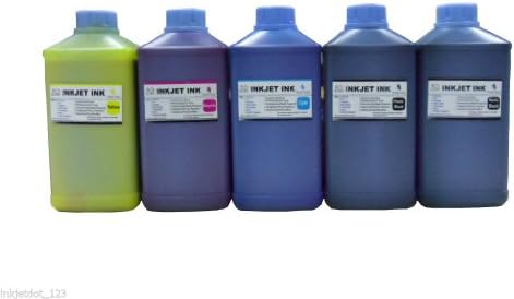 PrinterKnow® Compatible Sublimation Ink,Heat Press Ink For Epson pro 7700 9700 printers,5liters/lot,1liter each cyan magenta yellow,photo black and matte black