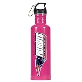 New England Patriots NFL 26oz Pink Stainless Steel Water Bottle Pink Stainless Steel Water Bottle
