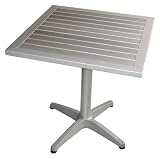 Eigenschaften   / Bistro-Tisch Zürich 70x70cm, Aluminium mattiert